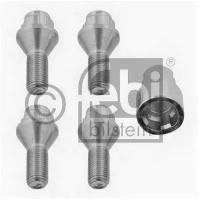 Секретки Комплект Peugeot / Alfa Romeo / Citroen / Fiat болт 12x1, 25 17 / 19кл 23mm конус FEBI 27051