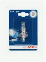 Лампа галогенная блистер 1шт H1 12V 55W P14.5s Pure Light (стандартные характеристики) BOSCH 1987301005