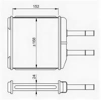 Теплообменник DAEW Matiz NRF 54260