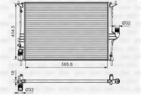 Радиатор системы охлаждения Renault Logan,Renault Sandero,Lada Largus,Nissan Almera,Renault Duster 1,4/1,6 VALEO 700801