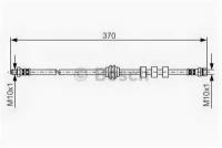 Шланг тормозной FORD FOCUS 1.4-2.0 98-04 370мм передний BOSCH 1987476886