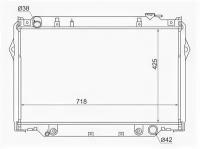 Радиатор TOYOTA LAND CRUISER 80 FZJ80 4.5 90-98, TY0009FZJ80 Sat TY0009-FZJ80