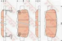 Колодки тормозные дисковые INFINITI: EX 35/37 08-, G 37x 07-, M45 4.5 Luxury 05- NISSAN: CUBE 1.5 dCi/1.6 16V 10-, MURANO 3.5 4x4 03-, MURANO 2.5 4x TRW GDB3507