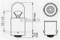 Лампочка 2 W Pure Light - Standard BOSCH 1987302212