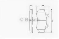 Тормозные колодки BOSCH 0986460961