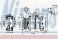 Компрессор кондиционера NISSENS 89074