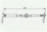 Шланг тормозной FORD FOCUS II задний механический стояночный тормоз BOSCH 1987476180