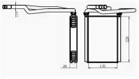 Радиатор отопителя салона TOYOTA CAMRY #CV30 01-06/TOYOTA LAND CRUISER 100 98-07/LEXUS LX470 98-07 Sat ST-TY38-395-0