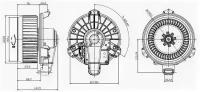 Мотор печки TOYOTA CAMRY ##V40/##V50 /HIGHLANDER/KLUGER 07-/VENZA 08-/ALPHARD 10-/LEXUS RX270/350 08 Sat ST8710348080