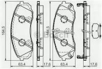 BOSCH [S10] дисковые колодки передние BOSCH 0986494377