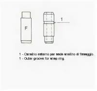 Направляющие клапанов впуск ЗМЗ 406 Lada 2108 (комплект = 4 шт.) Metelli 01-2326 METELLI 01-2326