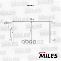 Радиатор Кондиционера Miles арт. ACCB048