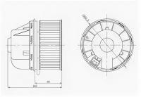 Мотор отопителя FORD FOCUS / C-MAX / MONDEO 04- / 07- Лузар (LUZAR) LFH1076