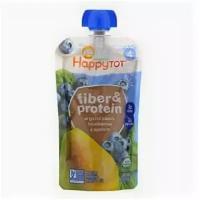 Happy Family Organics, Happy Tot, Fiber & Protein, Organic Pears, Blueberries & Spinach, 4 oz (113 g)