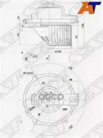 Мотор Отопителя Салона Toyota Ipsum #Xm1# 96-01/Camry#Cv30 Rhd Sat арт. ST-87103-33040