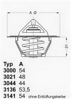 Термостат (с прокладкой) AUDI: A3 96-, A4 95-00, A6 94-05 SEAT: ALTEA 04-, CORDOBA 02-, IBIZA III/IV 99-, LEON 99-, TOLEDO 99-06 SKODA: FABIA 99-,, 314187D WAHLER 3141.87D