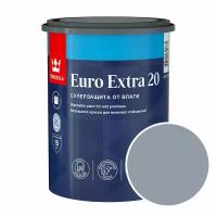 Краска моющаяся Tikkurila Euro Extra 20 RAL 7001 (Серебристо-серый - Silver grey) 0,9 л