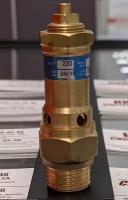 Клапан предохранительный регулируемый, высокотемпературный PN16 бар, Тmax 220 С, Ду 15, латунь