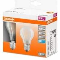 Светодиодная лампа Ledvance-osram OSRAM LEDSCLA100 10W/840 230VGL FR E27 Экопак1X2лампы OSRAM - филамент лампа