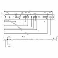 Анкерная пластина креп-комп REHAU 250х25, 1 шт. REHAU250мф