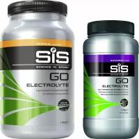 Изотоник SCIENCE IN SPORT (SiS) GO Electrolyte Powder 1x500 г, 1x1600 г, Тропические фрукты, Черная смородина