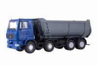 Maz 6516 dump truck u shape body blue/gray (ussr russian) | маз 6516 самосвал u образный кузов (синий/серый)