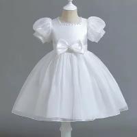 Платье, размер 110, белый