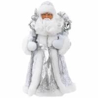 Феникс-Презент Кукла интерьерная Дед Мороз в серебряном 30,5см