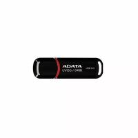 Накопитель USB 3.0 64Гб ADATA UV150 (AUV150-64G-RBK), черный