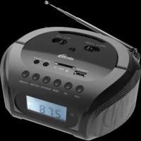 Магнитола RITMIX RBB-020BT black, 3Вт *2, USB/SD, FM/AM/SW1-9 11 диапазонное радио