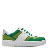 Кроссовки Marco Tozzi, размер 40 RU, белый, зеленый