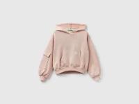 Толстовка с карманом на рукаве United Colors of Benetton для девочек 24P-3J68C203K-04W-XL