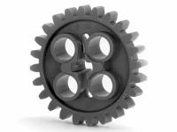 LEGO Зубчатая шестеренка 24T, вторая версия темно-серый (6133119) 50 шт