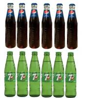 Набор газированных напитков 7UP и Pepsi (Пепси), (6х6 шт по 0,25л). р. Иран