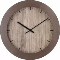 Часы настенные Troykatime Богема круглые дерево цвет коричневый бесшумные ø30 см