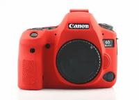 Силиконовый чехол CameraCase для Canon 6D Mark II красный (001)