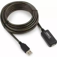 Кабель удлинительный CABLEXPERT USB 2.0 активный, AM/AF, 5м