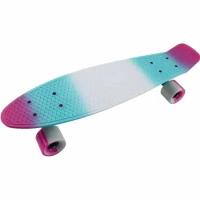 Скейтборд пластиковый Tech Team Multicolor 22 pink/sea blue