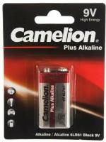 Camelion 6LF22 Plus Alkaline BL-1 (6LR61-BP1, батарейка,9В) (1 шт. в уп-ке)