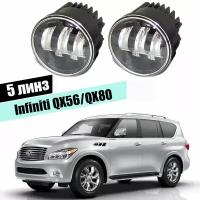 Противотуманные фары Infiniti QX56/QX80 led птф