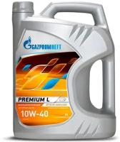 Моторное масло Gazpromneft Premium L 10W-40, 5 л