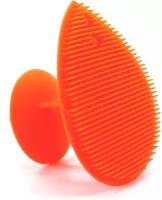 GESS SPA Face силиконовая массажная щеточка для очищения лица orange