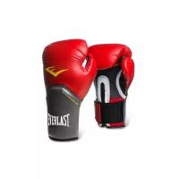 Боксерские перчатки тренировочные Everlast Pro Style Elite - Красный (16 oz)