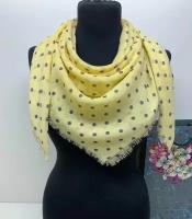 Платок шарф женский желтый16