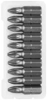 Кованые биты ЗУБР PZ2 25 мм 10 шт. (26003-2-25-10)