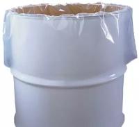 Вкладыш в бочку; мешок для бочки; Вкладыш в бочку-10шт; мешок для воды; для мусора, для еды. 50 литров, 50 × 100 см, 80 мкм (10 шт)