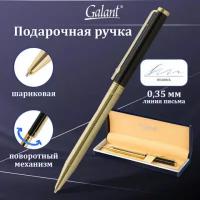 Ручка подарочная шариковая GALANT ALLUSION, корпус черн/золот., детали золот., 0,7мм, синяя, 143522