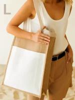 Женская сумка шоппер через плечо, тоут, шопер, пляжная сумка большая, ручки пвх