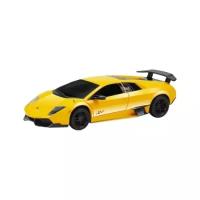 Легковой автомобиль RMZ City Lamborghini Murcielago LP670-4 SV (344997) 1:64, 4 см, желтый