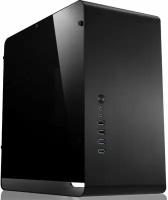 Корпус JONSBO UMX3W Black без БП, боковая панель из закаленнго стекла, mini-ITX, micro-ATX, черный